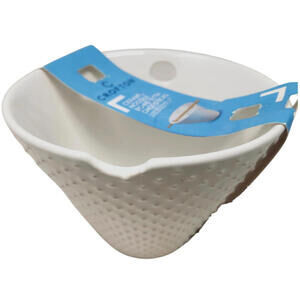 Crofton Dimpled Japanese Ceramic Ramen Noodle Bowl Modern Style 19oz.